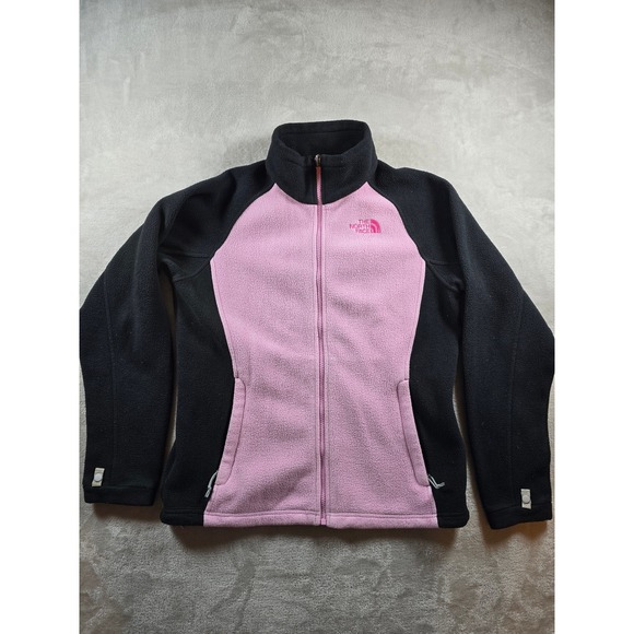 The North Face Fleece Jacket Womens M Full Zip Pink Breast Cancer Awareness - Picture 1 of 16